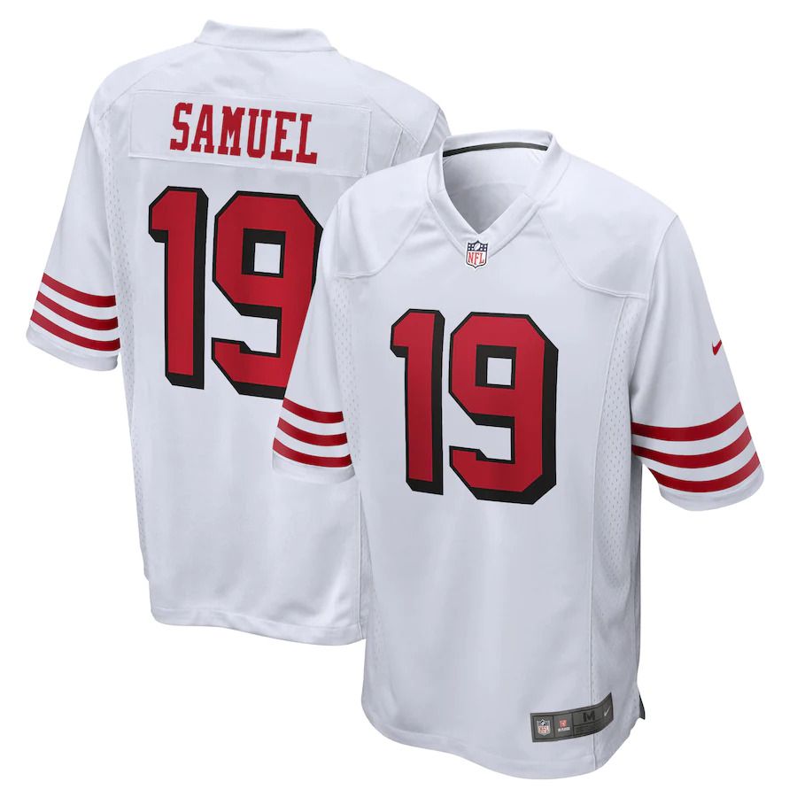 Men San Francisco 49ers 19 Deebo Samuel Nike White Alternate Game NFL Jersey